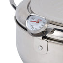 🔥 TrendFritadeira Inox com Termômetro e Escorredor de Óleo 🎉