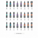 Chave Catraca T-Bar Max Pro 24 em 1