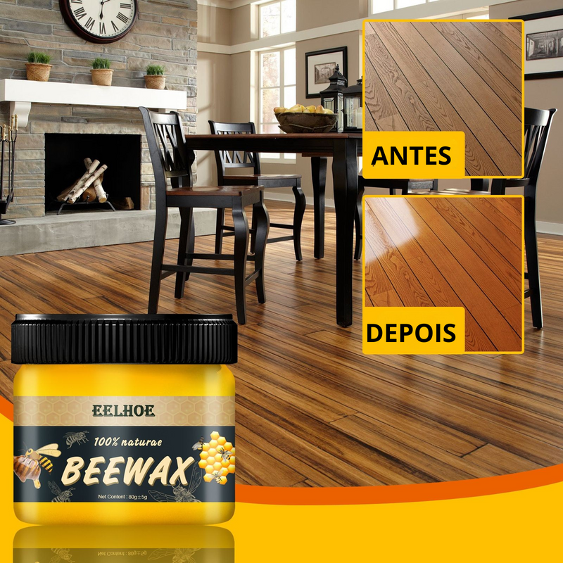 Cera de Abelha Restaurador de Móveis - BeeWax™ (COMPRE 1 LEVE 2)