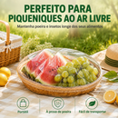 FlexCover™ – Capas Elásticas Protetoras para Alimentos