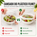 FlexCover™ – Capas Elásticas Protetoras para Alimentos