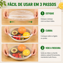 FlexCover™ – Capas Elásticas Protetoras para Alimentos