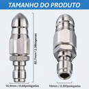 Bico Hidrojato para Esgoto em Aço Inox