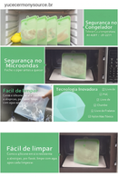 TrendFresh™ – Bolsa Hermética de Silicone Reutilizável