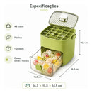 Dispenser Trend+ 48 Cubos | Gaveta + Pegador