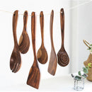 Kit Utensílios de Cozinha em Madeira Ecológica - TREND+ (COMPRE 4 LEVE 7)