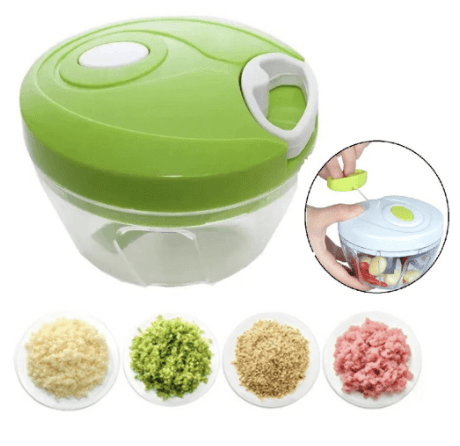 Mini Processador - Triturador de Alimentos Manual 3 Lâminas - TrendProdutos