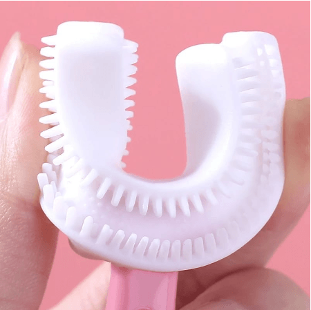 Escova Dental Macia Infantil 360° Em Forma De U - TrendProdutos